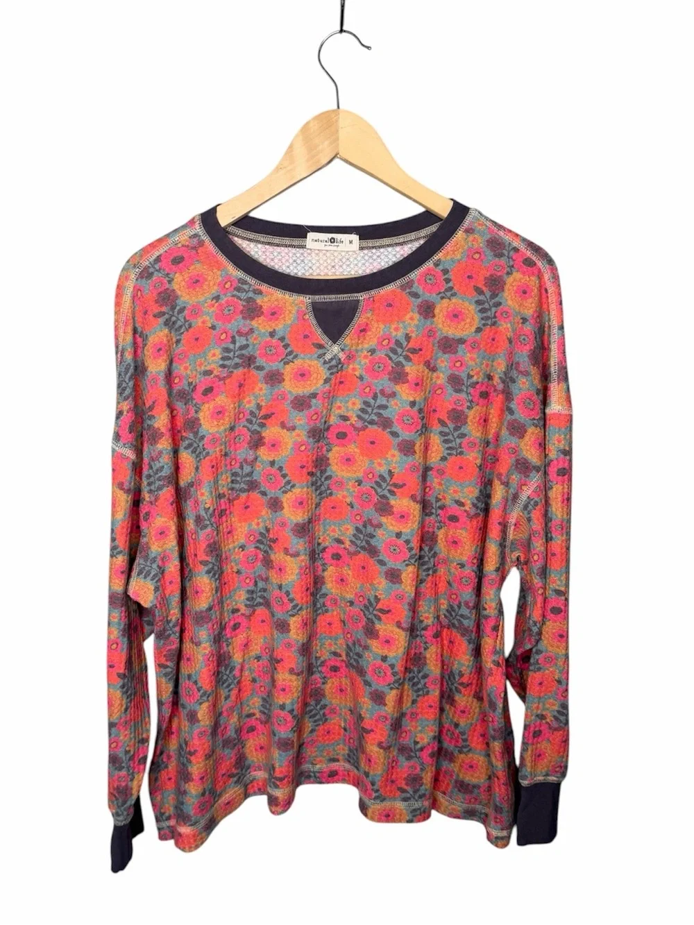 Natural Life Floral Waffle Thermal - Picture 2 of 8